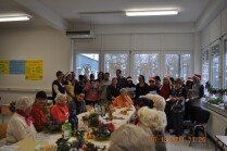 Weihnachtsprojekt an der Altenpflegeschule der AWO - gemeinsames Singen