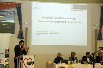 Vortrag  zur Situation der Pflege in Brandenburg