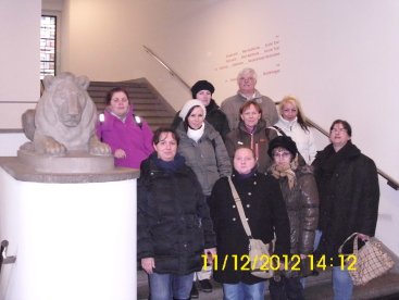 Teilnehmerinnen und Teilnehmer der Exkursion nach Dresden