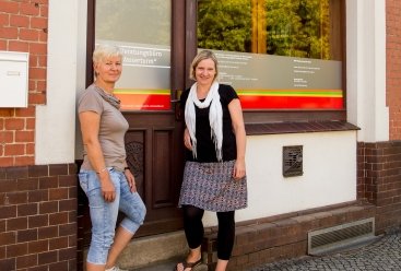 Finsterwalde, AWO Büro Am Wasserturm - Frau Lehmann, Frau Strebe.jpg